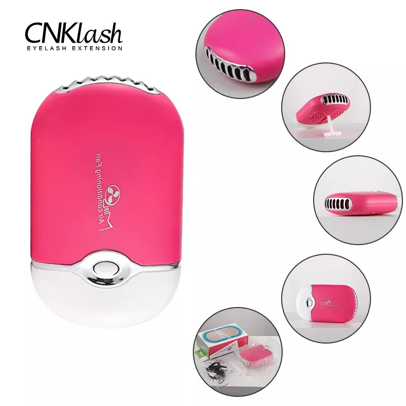 Eyelash Extension Usa - مروحة رموش صغيرة USB سريعة الجفاف