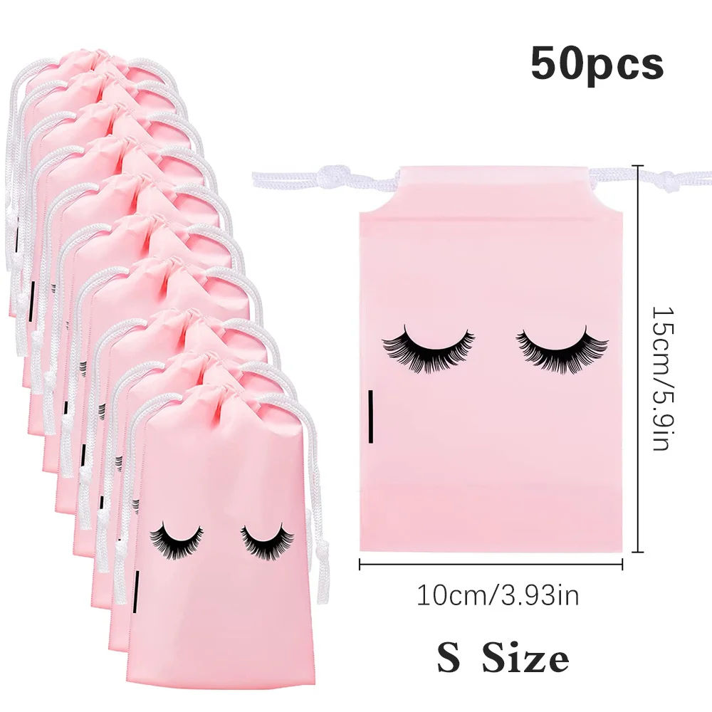 Eyelash Extension Aftercare - حقيبة سفر 50 قطعة، حقيبة سفر