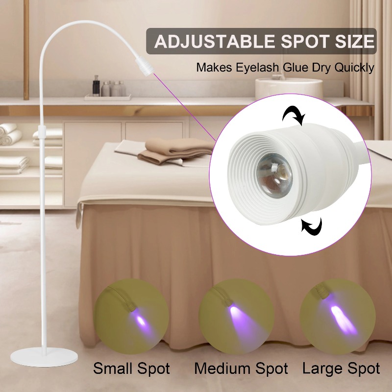 Eyelash Extension Salon - مصباح أشعة فوق البنفسجية للأظافر والرموش،