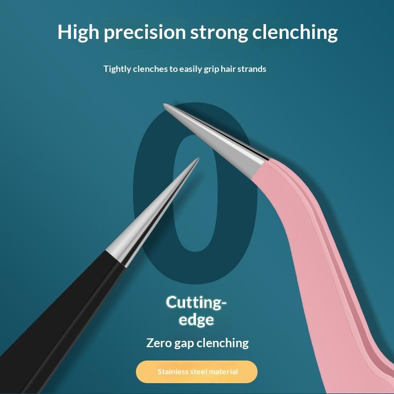 Eyelash Extension Salon - ملقط جديد من الفولاذ المقاوم للصدأ