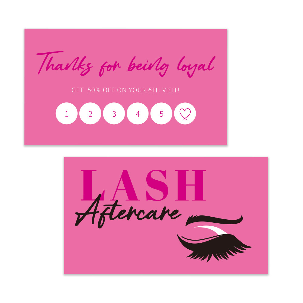 50 قطعة بطاقة الأعمال الرموش ا - مراجعة Eyelash Extension Aftercare وسعره