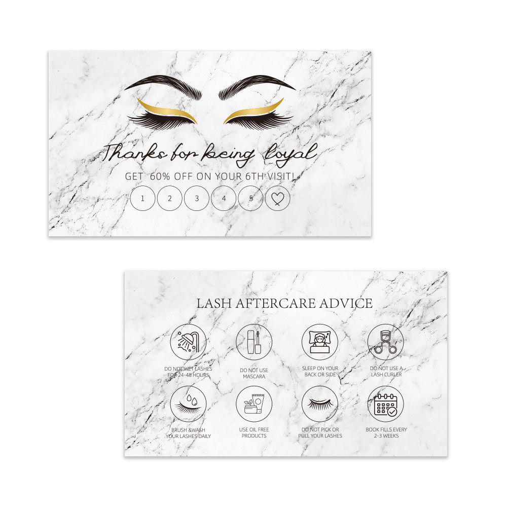 50 قطعة بطاقة الأعمال الرموش ا - مراجعة Eyelash Extension Aftercare وسعره