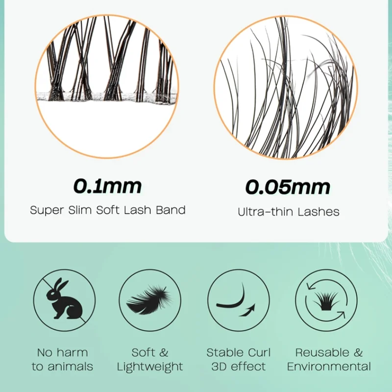 الفردية جلدة العنقودية C حليقة - مراجعة Eyelash Extension Supernatural وسعره