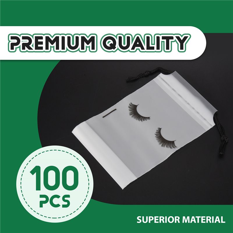 SHGO-100Pcs أكياس لاش للعملاء  - مراجعة Eyelash Extension Aftercare وسعره