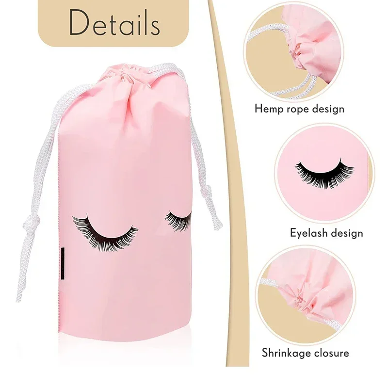 10 قطع من حقائب المكياج الملون - مراجعة Eyelash Extension Aftercare وسعره
