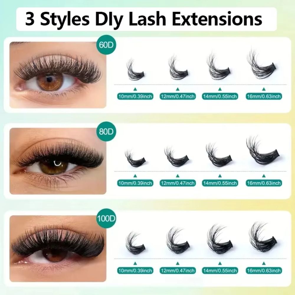 رموش صناعية بمظهر طبيعي، تصميم - مراجعة Eyelash Extension Options وسعره