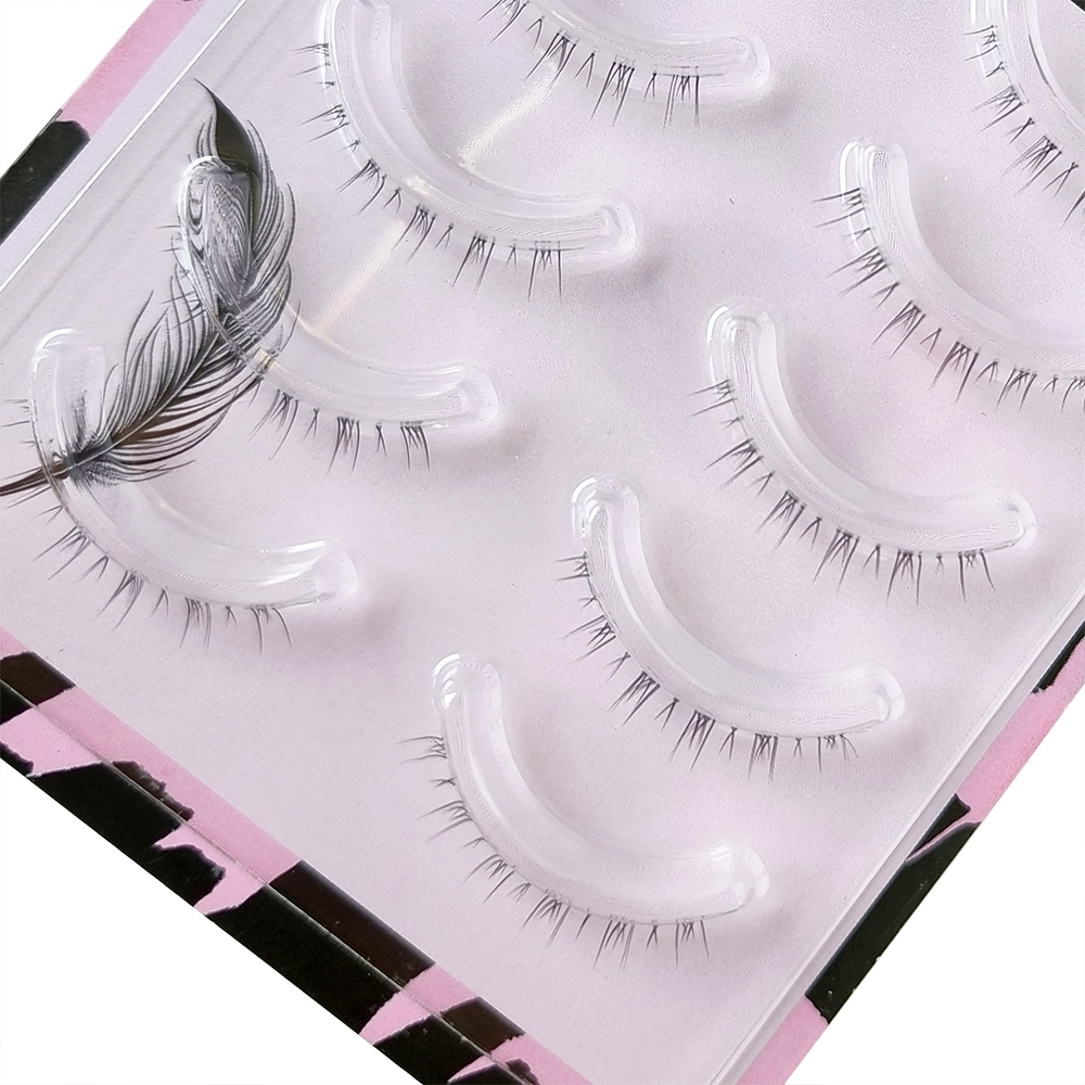 5 زوج واضح الفرقة الرموش السفل - مراجعة Eyelash Extension Douyin وسعره