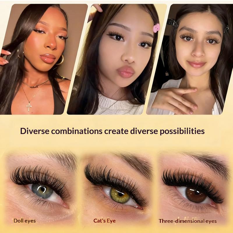 طقم جديد لتمديد الرموش بدون غر - مراجعة Eyelash Extension Options وسعره