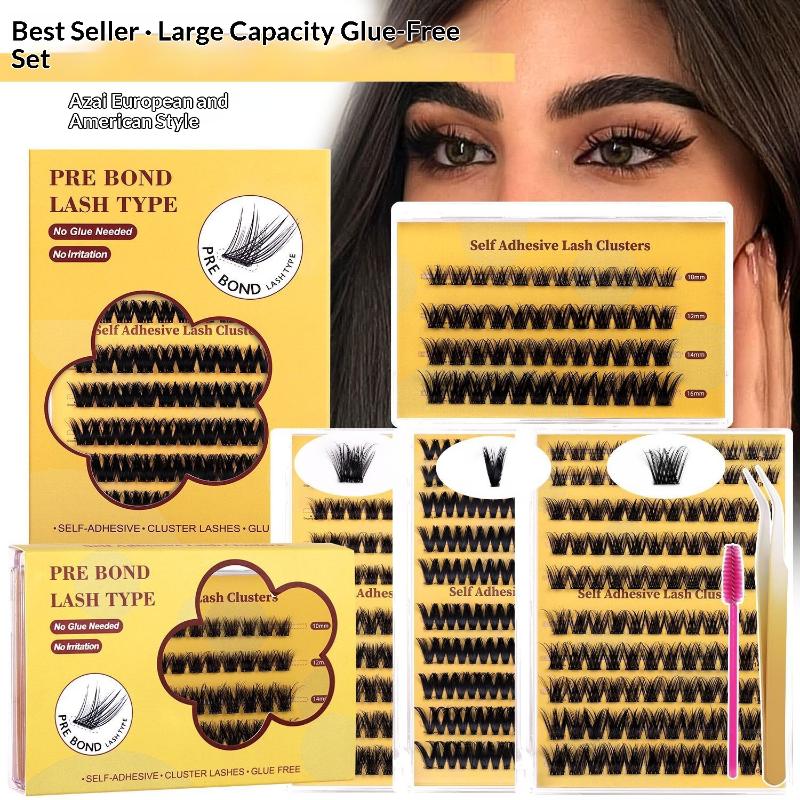 طقم جديد لتمديد الرموش بدون غر - مراجعة Eyelash Extension Options وسعره