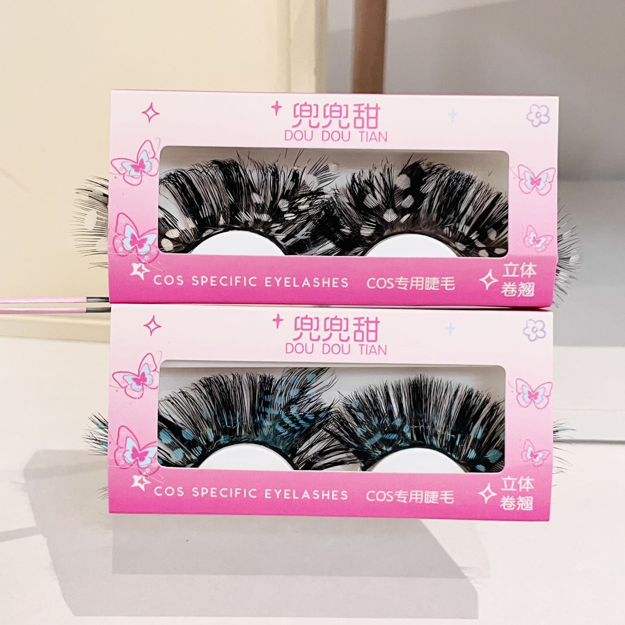 رموش دودوتيان على شكل فراشة، ن - مراجعة Eyelash Extension Douyin وسعره