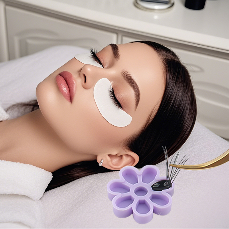 100 قطعة رمش تمديد حامل الغراء - مراجعة Eyelash Extension Double Lash وسعره