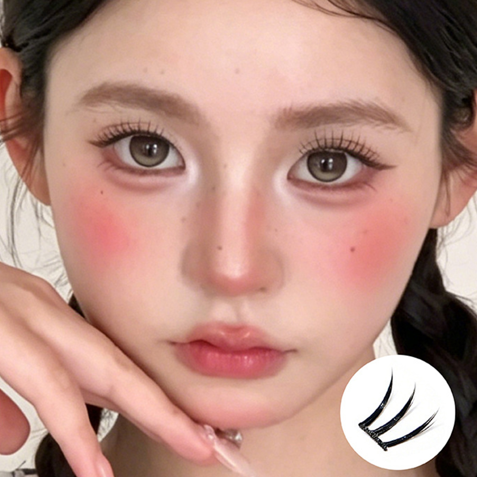 رموش صناعية طبيعية على الطراز  - مراجعة Eyelash Extension No 9 وسعره