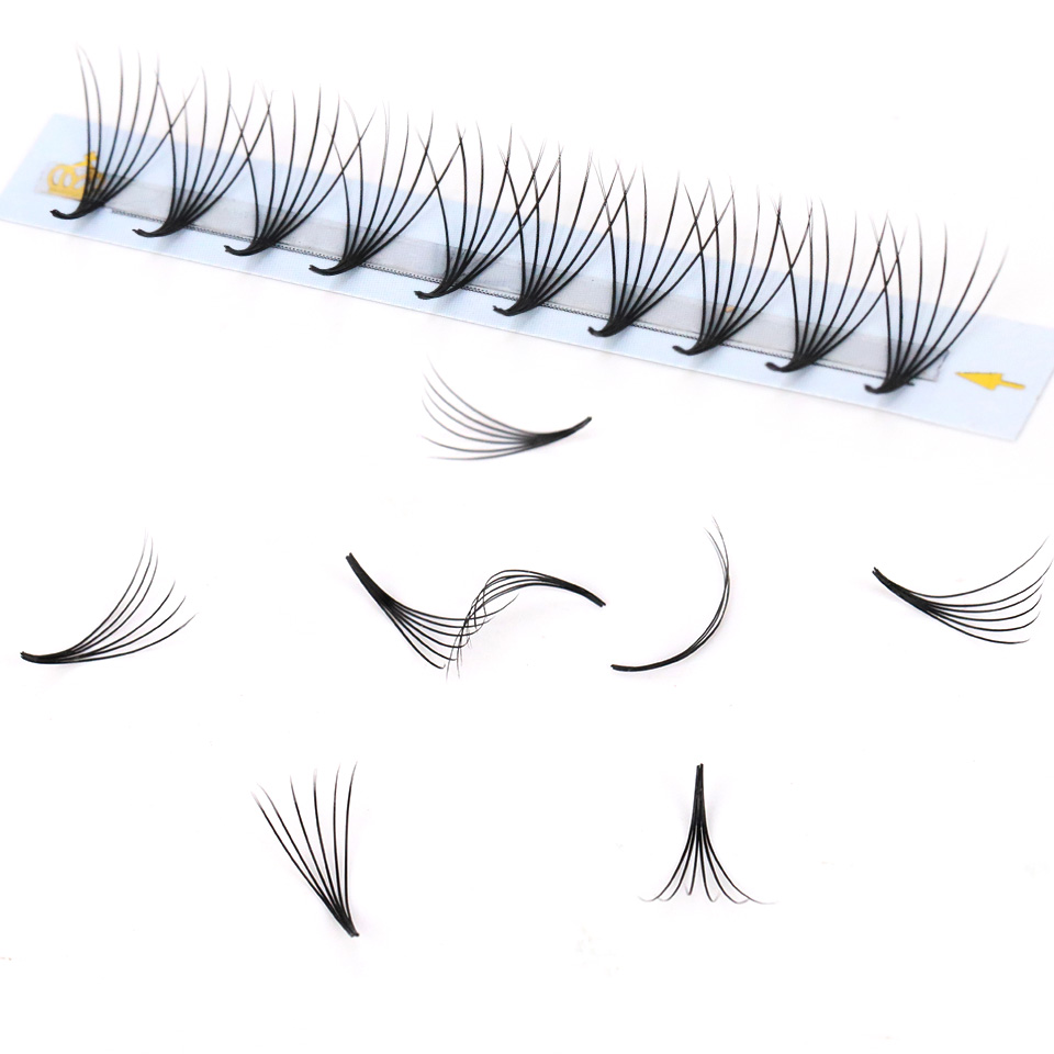 مراوح مسطحة مسبقة الصنع رقيقة  - مراجعة Eyelash Extension Supernatural وسعره