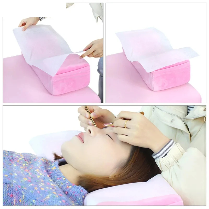 وسادة رموش مطعمة لدعم الرقبة،  - مراجعة Eyelash Extension Salon وسعره