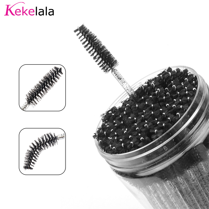 50 قطعة/زجاجة رمش تمديد فرش مع - مراجعة Eyelash Extension Options وسعره