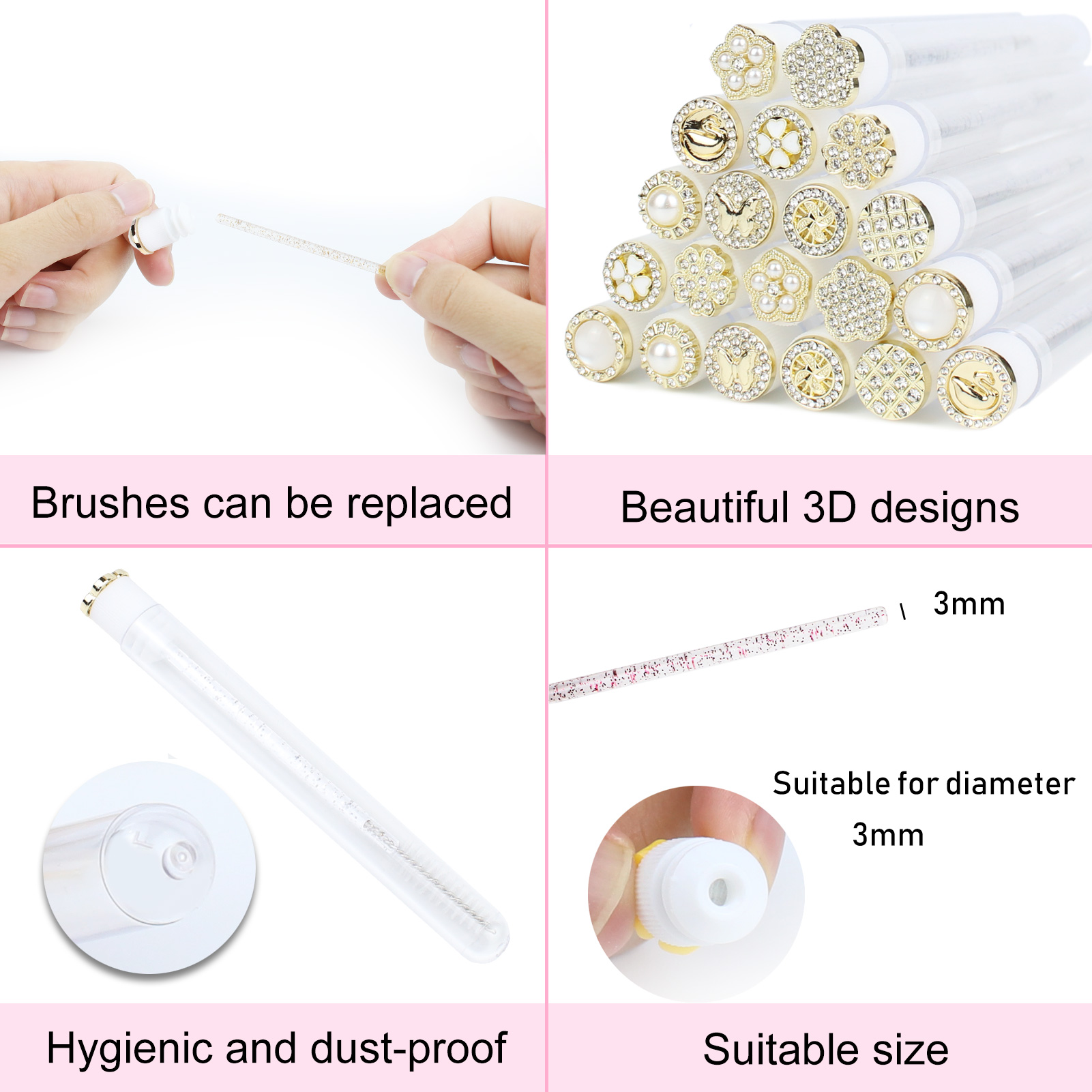 عصي الماسكارا أنبوب 30 قطعة قا - مراجعة Eyelash Extension Options وسعره