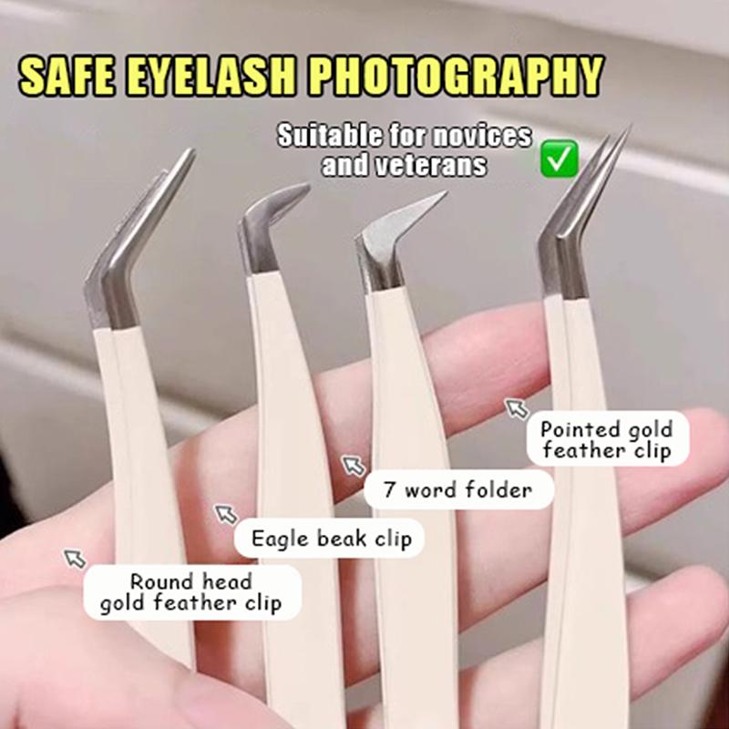 ● ملقط رموش صناعية مع علبة تخز - مراجعة Eyelash Extension Salon وسعره